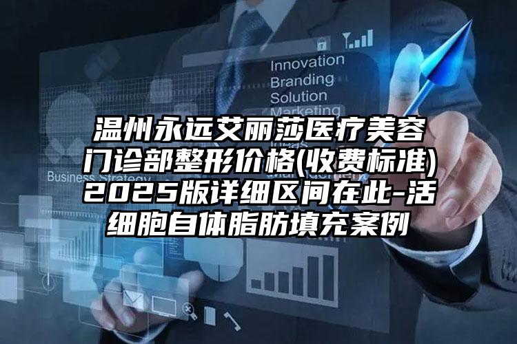 温州永远艾丽莎医疗美容门诊部整形价格(收费标准)2025版详细区间在此-活细胞自体脂肪填充案例