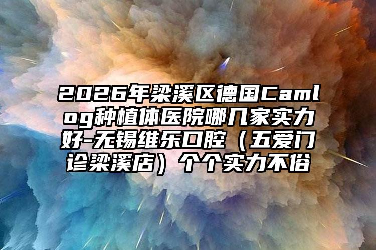 2026年梁溪区德国Camlog种植体医院哪几家实力好-无锡维乐口腔（五爱门诊梁溪店）个个实力不俗