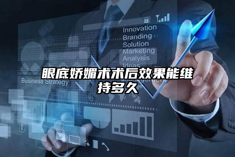 眼底娇媚术术后效果能维持多久