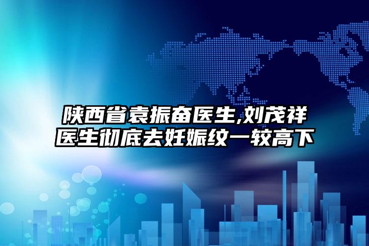 陕西省袁振奋医生,刘茂祥医生彻底去妊娠纹一较高下