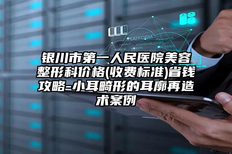 银川市第一人民医院美容整形科价格(收费标准)省钱攻略-小耳畸形的耳廓再造术案例