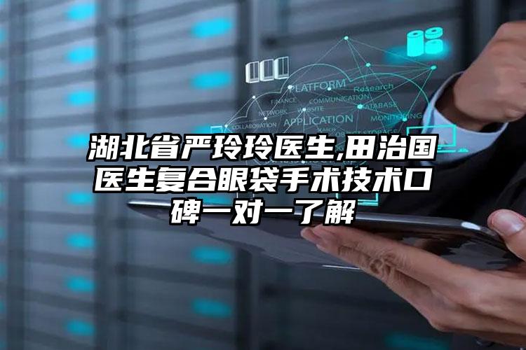 湖北省严玲玲医生,田治国医生复合眼袋手术技术口碑一对一了解