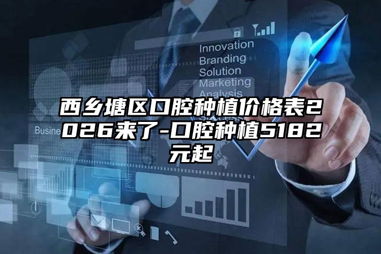 西乡塘区口腔种植价格表2026来了-口腔种植5182元起