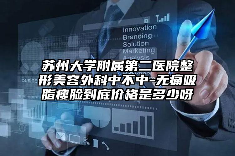 苏州大学附属第二医院整形美容外科中不中-无痛吸脂瘦脸到底价格是多少呀