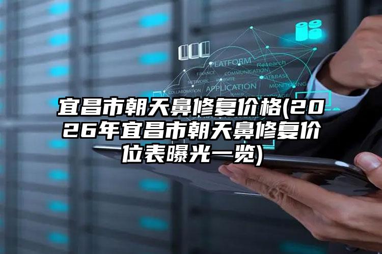 宜昌市朝天鼻修复价格(2026年宜昌市朝天鼻修复价位表曝光一览)