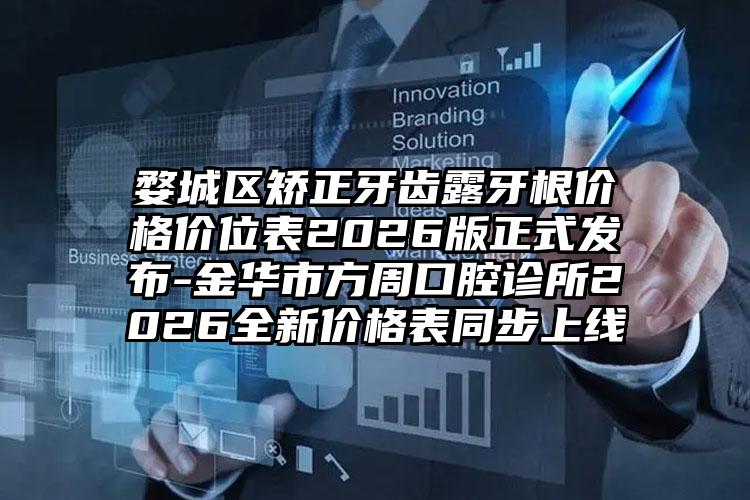 婺城区矫正牙齿露牙根价格价位表2026版正式发布-金华市方周口腔诊所2026全新价格表同步上线