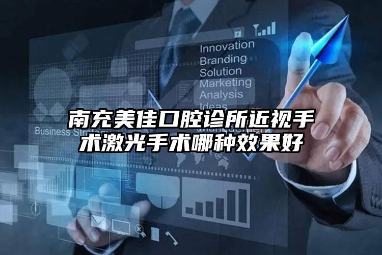 南充美佳口腔诊所近视手术激光手术哪种效果好